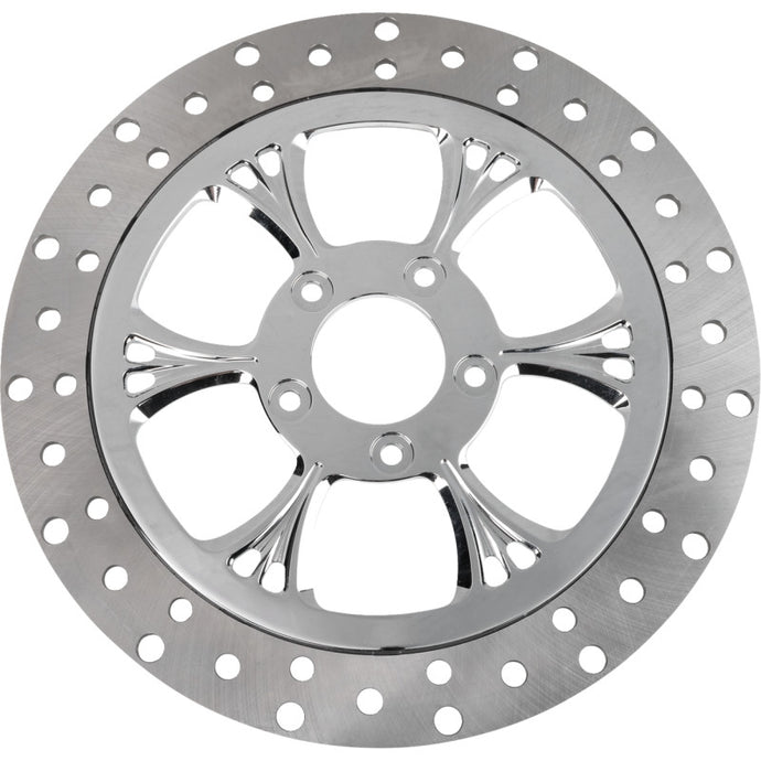Rc Components ZSSCOG320A-102C-LF2K Majestic Floating Brake Rotor - Front Left - Chrome - 320mm