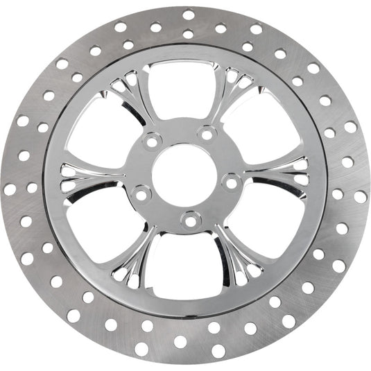 Rc Components ZSSCOG320A-102C-LF2K Majestic Floating Brake Rotor - Front Left - Chrome - 320mm