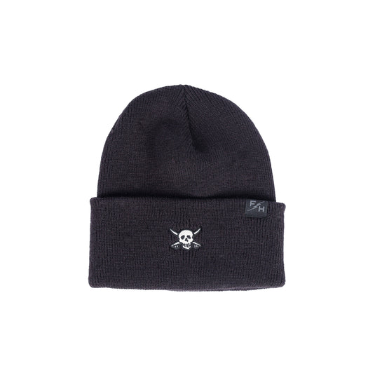 Fasthouse Rufus Cuff Infant Beanie (One Size Fits All, Black)