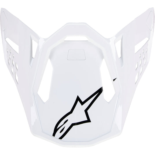 Alpinestars Visor for S-M10 Helmet - White Glossy