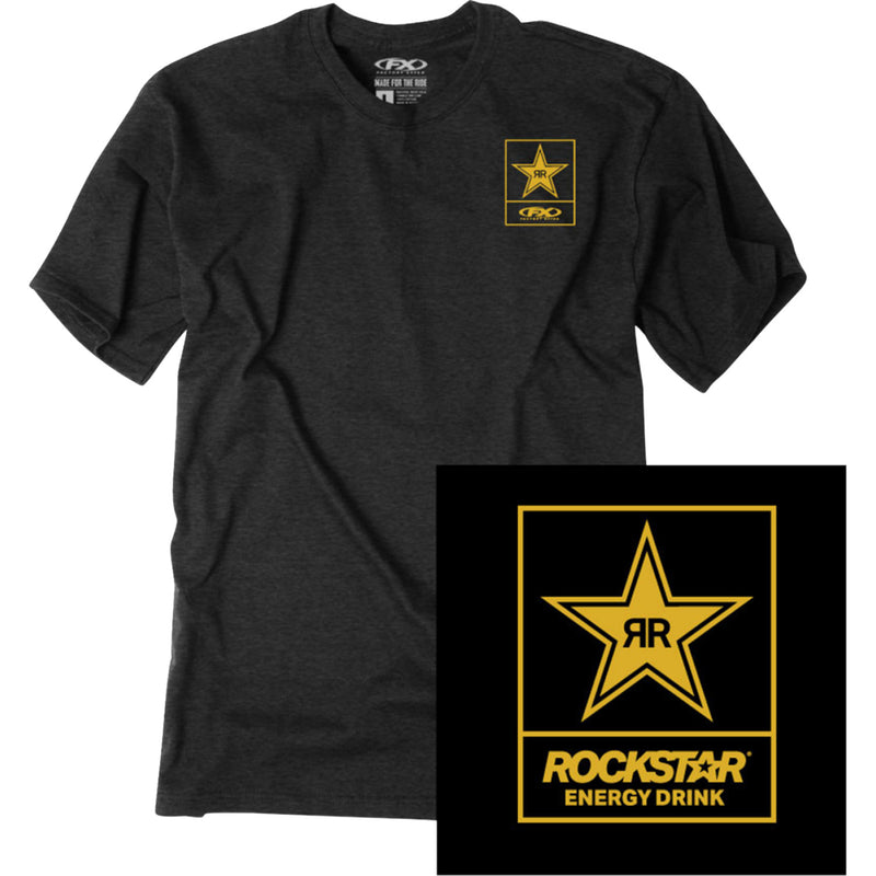 Load image into Gallery viewer, Factory Effex Rockstar Lockup T-Shirt (Large, Black)
