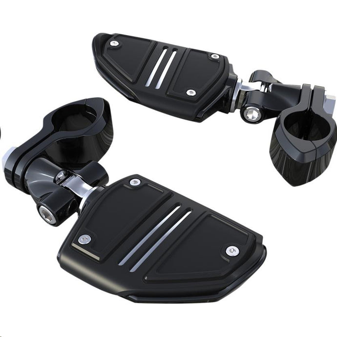 Ciro 60523 Engine Guard Highway Peg Mounting Kit with Twin Rail Footrests - Standard Length