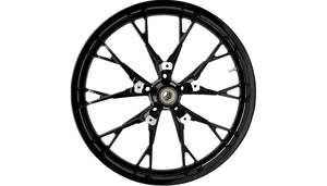 Coastal Moto 3D-MAR213SB Precision Cast Marlin 3D Front Wheel - 21in. x 3.5in. - Black