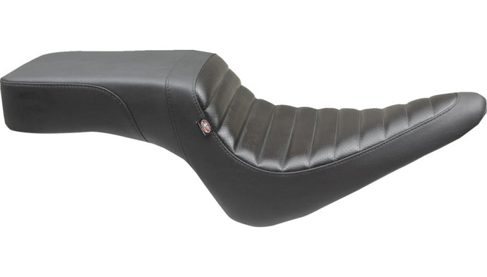 Mustang 75697 Squareback One-Piece Seat - Tuck-n-Roll - Black