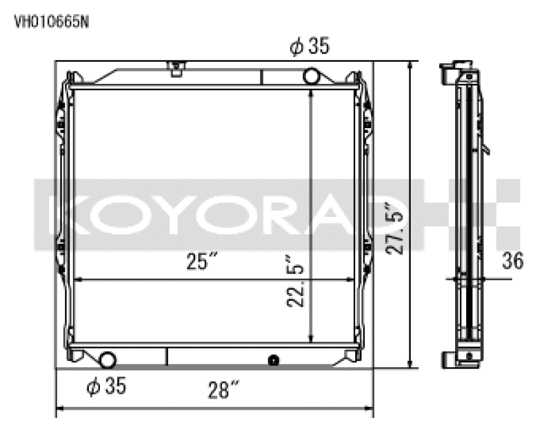 Load image into Gallery viewer, Koyo VH010665N KOY Racing Radiators

