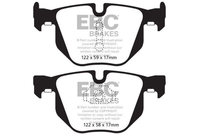 Ebc DP42009R EBC Yellowstuff Brake Pad Sets