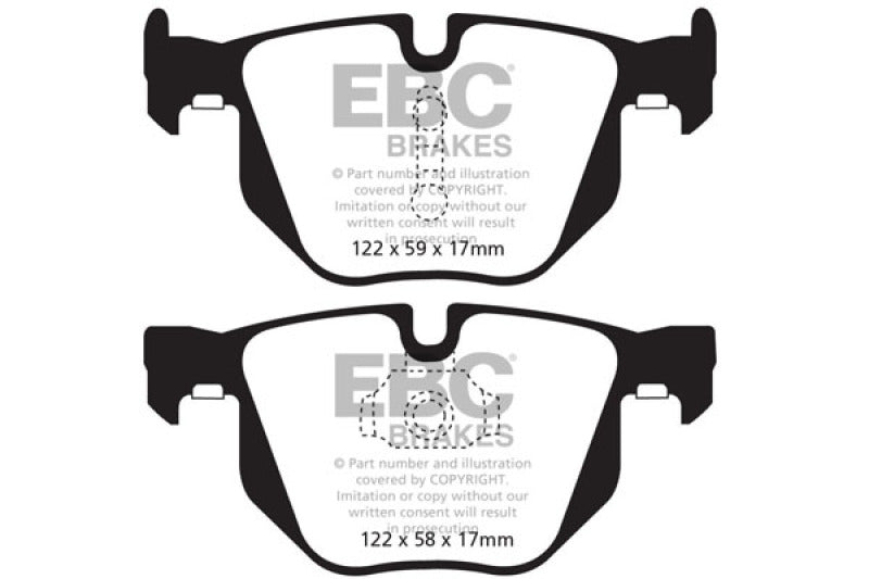 Load image into Gallery viewer, Ebc DP42009R EBC Yellowstuff Brake Pad Sets
