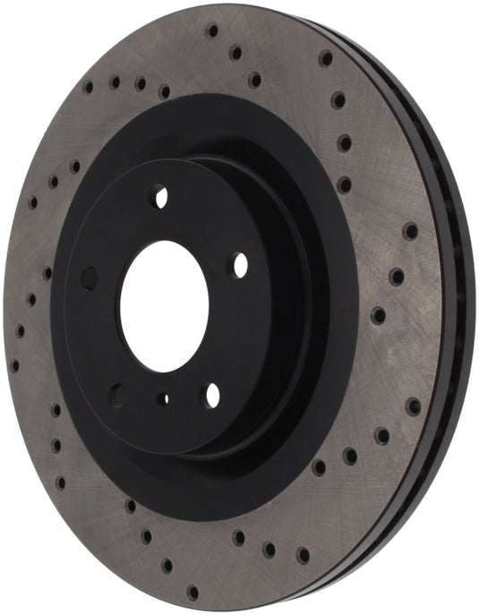 Stoptech 128.42080L ST Drilled Sport Brake Rotors