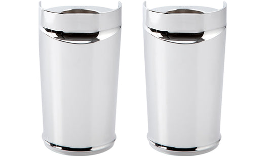Arlen Ness 20-036 Smooth Fork Boot Covers - Standard - Chrome