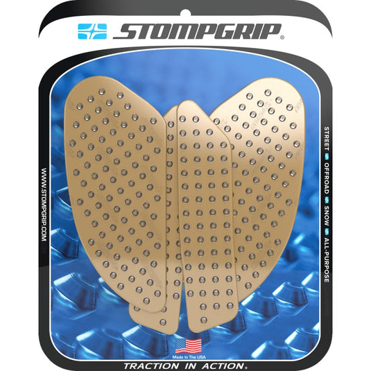 Stompgrip 55-10-0202C Volcano Profile Traction Tank Grip - Street - Clear
