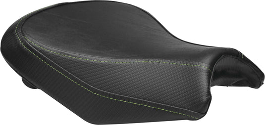 Luimoto 3321101 Baseline Rider Seat Covers - SP Black/CF Black/Lime Green