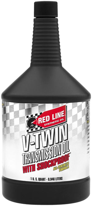 Red Line 42804 V-Twin Transmission Oil with Shockproof - 1qt.