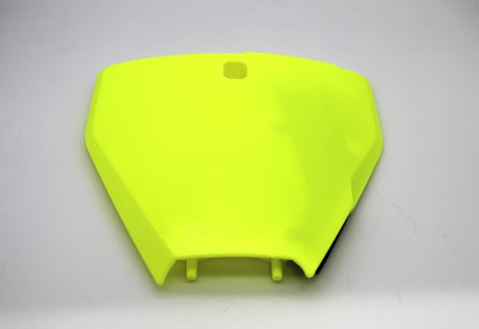 Polisport 8665800004 Front Number Plate - Flo Yellow