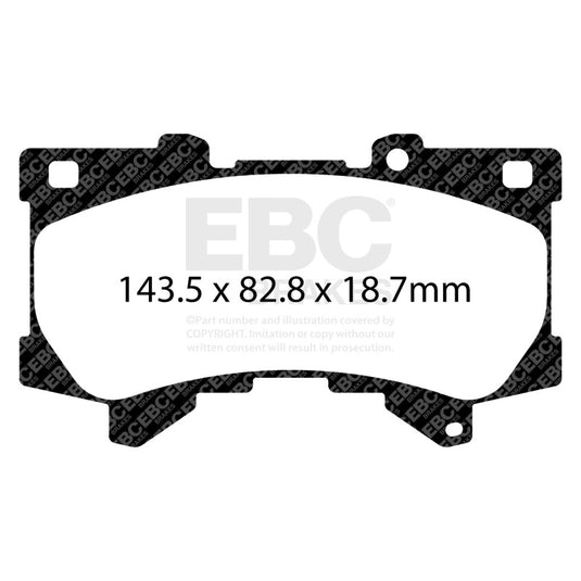 Ebc DP62460 EBC Greenstuff Brake Pad Sets