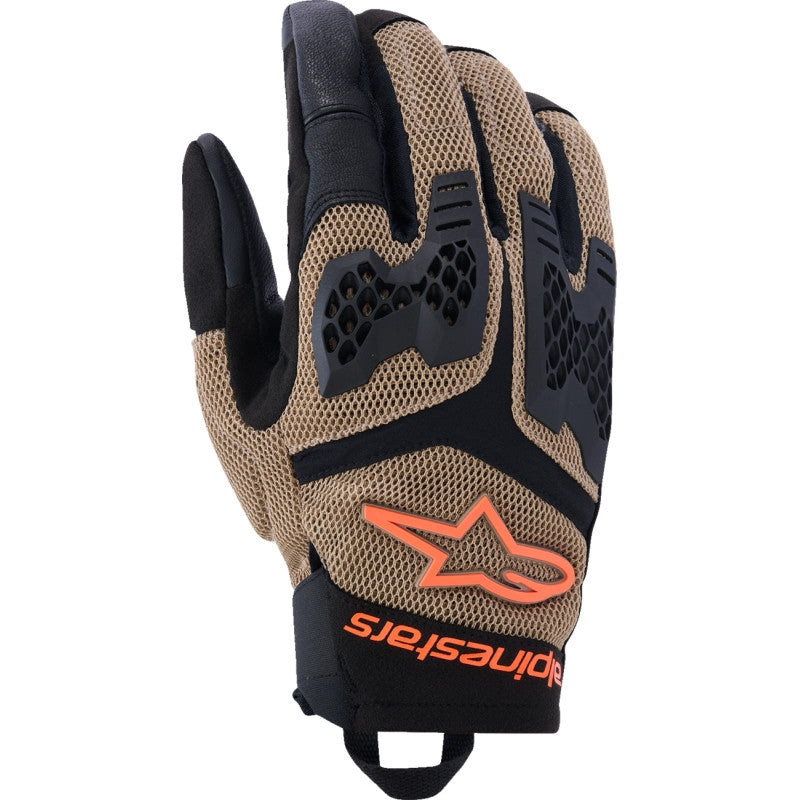 Load image into Gallery viewer, Alpinestars Manti Air Gloves (Small, Dark Khaki/Black/Orange Fluo)
