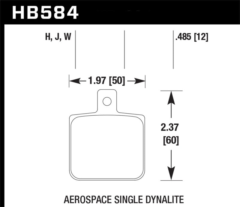 Load image into Gallery viewer, Hawk Performance HB584F.485 HAWK HPS Brake Pad Sets
