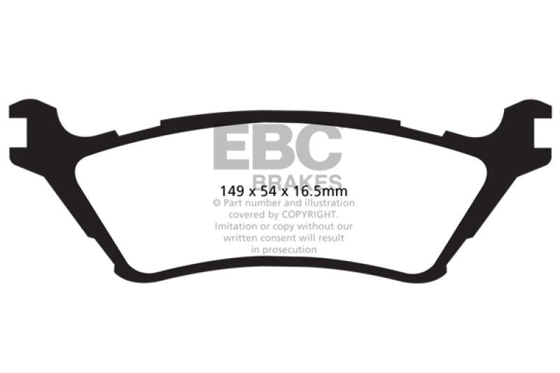 Load image into Gallery viewer, Ebc DP61891 EBC Greenstuff Brake Pad Sets
