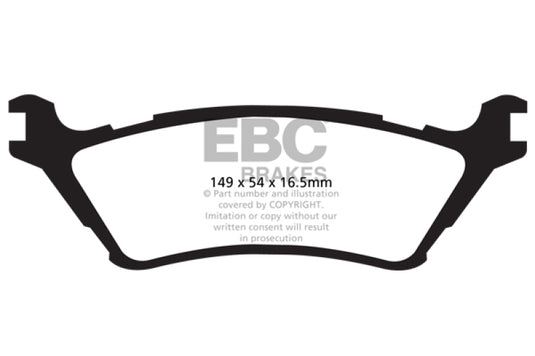 Ebc DP61891 EBC Greenstuff Brake Pad Sets