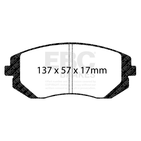 Ebc DP81661RPX EBC RP-X Brake Pad Sets