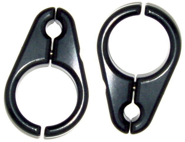 Modquad BLC-1BLK 3/4in. Biillet Brake Line Clamps - Black Anodized - 5/16in.