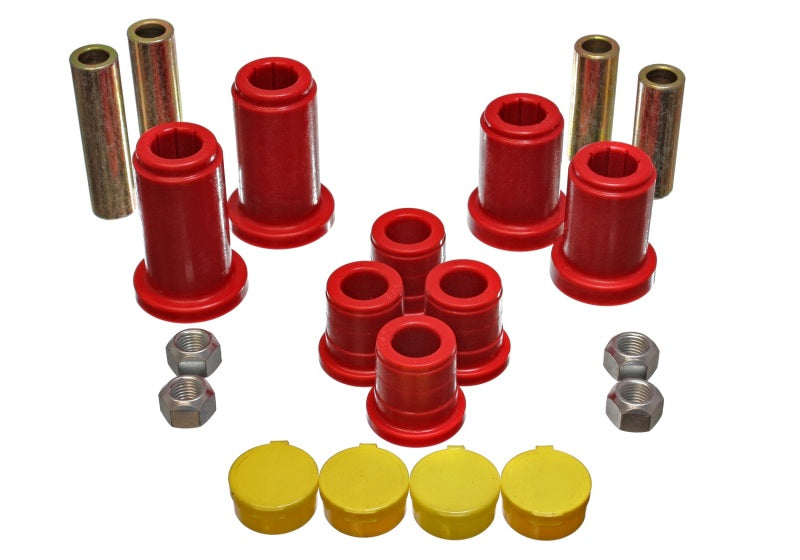 Load image into Gallery viewer, Energy Suspension 3.3180R ES Cntrl Arm Bushings - Red
