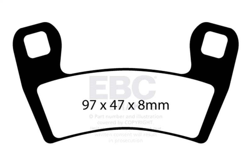 Load image into Gallery viewer, Ebc Powersports SXR657HH EBC SXR Brake Pads
