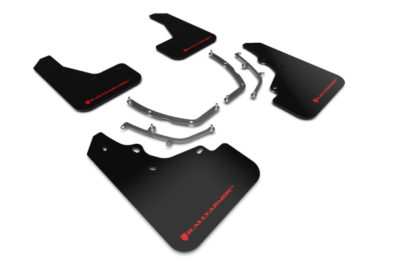 Load image into Gallery viewer, Rally Armor MF61-UR-BLK/RD RAL UR Blk Flap/Rd Logo
