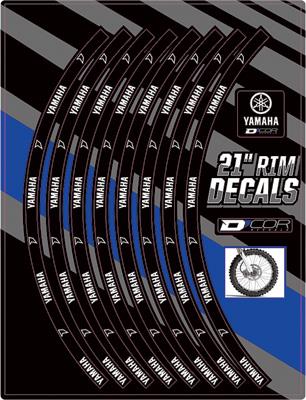 Dcor 40-80-208 Rim Decal - Yamaha 21in. - Front