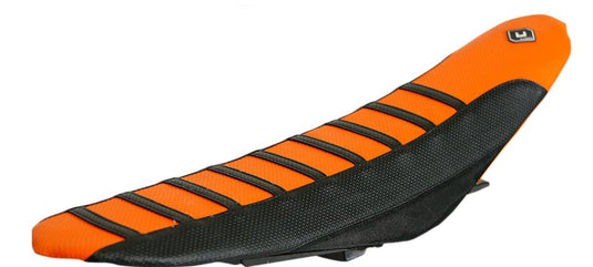 Flu Designs Inc. 55500 Pro Rib Seat Cover - Black/Orange/Black