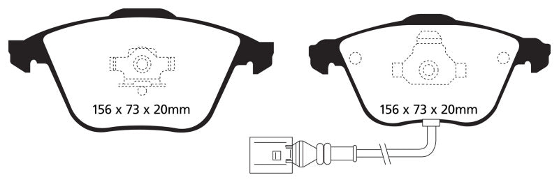 Load image into Gallery viewer, Ebc DP31594C EBC Redstuff Brake Pad Sets
