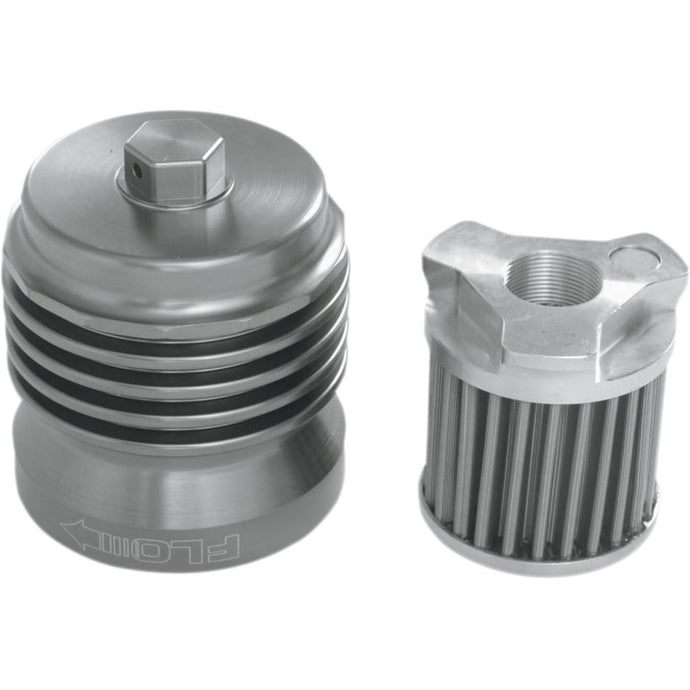 Pc Racing PCS1 FLO Spin On Stainless Steel Oil Filter