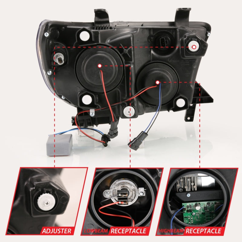 Load image into Gallery viewer, Anzo 111447 ANZ LED/Projector Headlights
