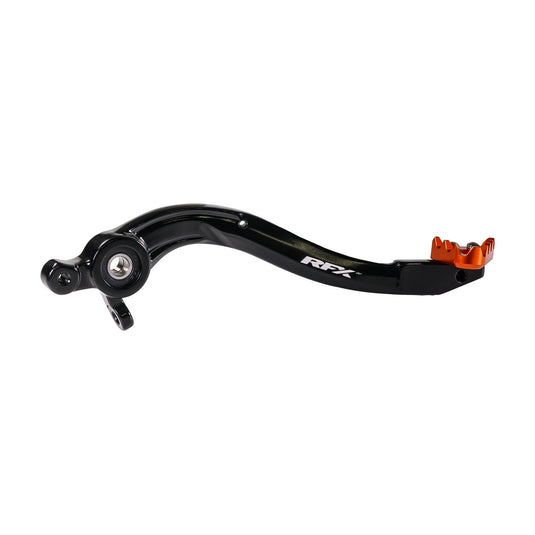 Rfx FXRB 50601 99OR Pro Series Rear Brake Pedal with Solid Tip - Orange