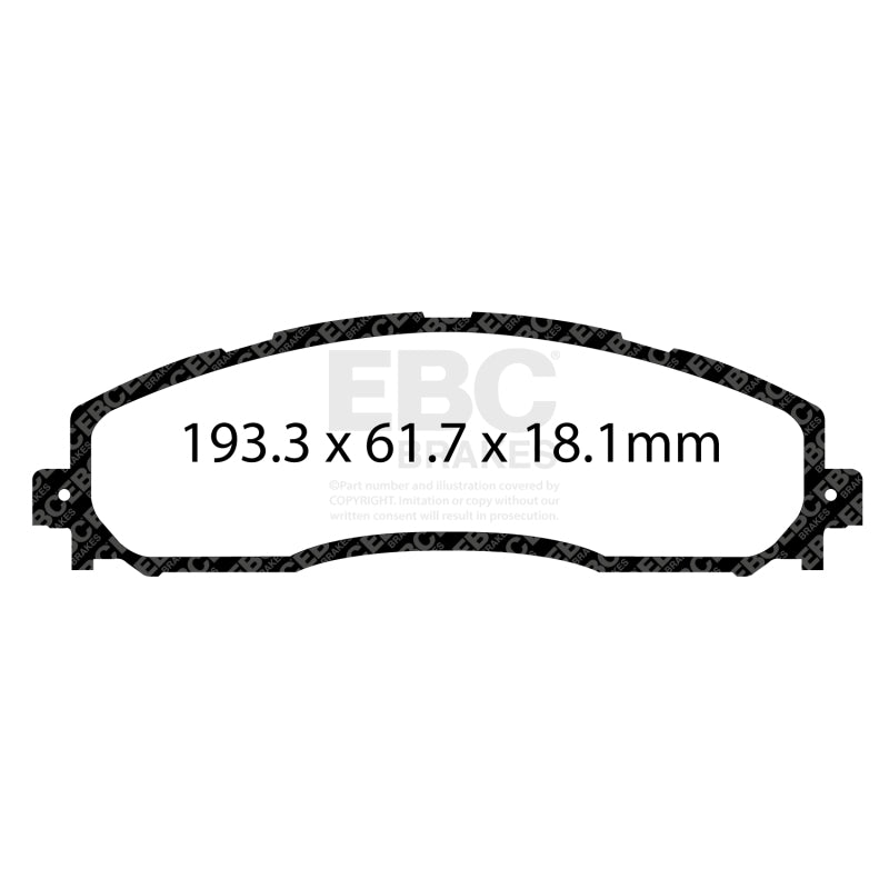 Load image into Gallery viewer, Ebc DP63016 EBC Greenstuff Brake Pad Sets
