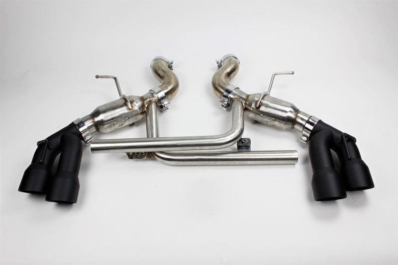 Load image into Gallery viewer, Mishimoto MMEXH-CAM8-16AQTPBK MM Axle-back Exhaust
