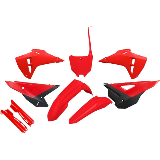 Ufo Plastics HOKIT128F@999 Complete Body Kit - OEM - Restyled (Red/Black)