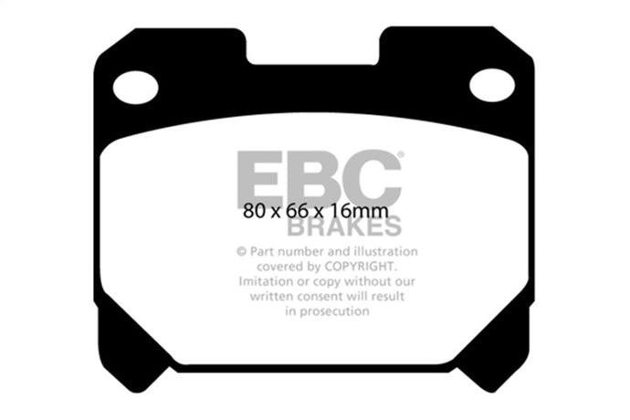 Ebc DP41005R EBC Yellowstuff Brake Pad Sets
