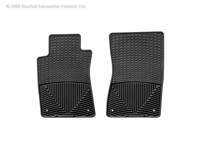 Weathertech W37 WT Rubber Mats - Front - Blk