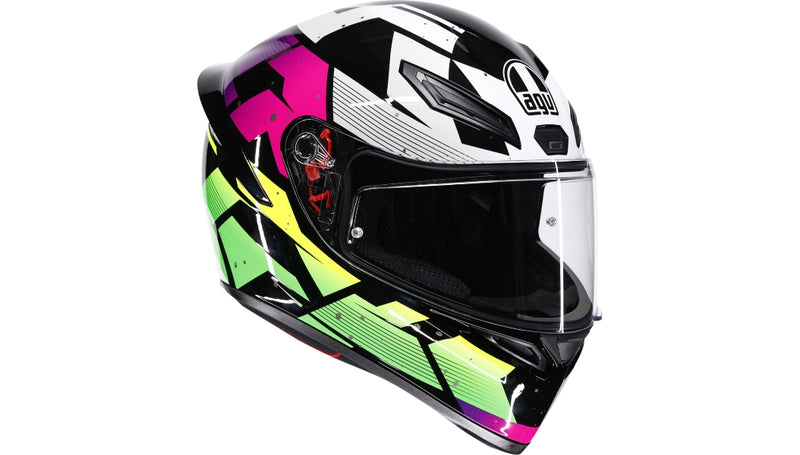 Load image into Gallery viewer, Agv K1 S Punkpulse Helmet (Large, Black/Purple/Lime)
