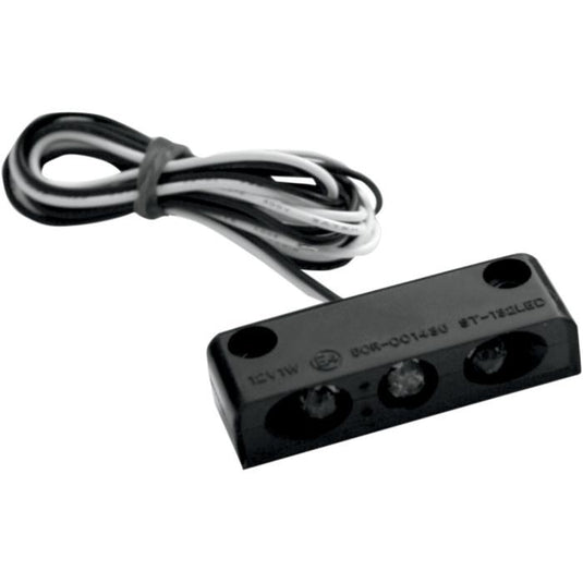 Accutronix 20-6812BWH LED License Plate Light Strip - Black