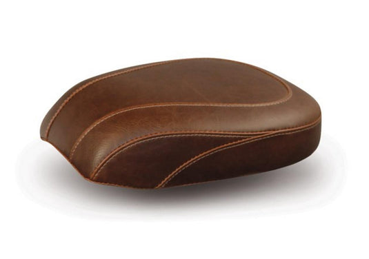 Mustang 76765 Wide Tripper Recessed Passenger Seat - Smooth - Brown