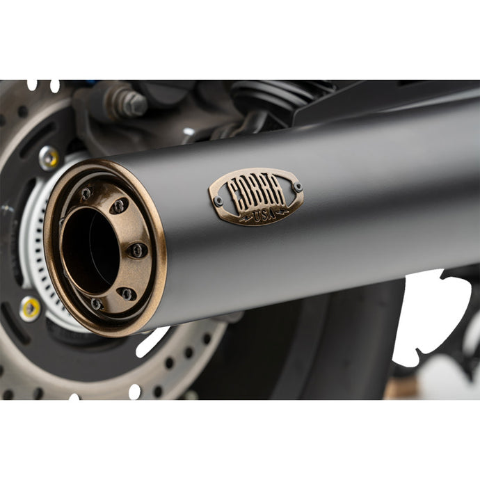 Cobra 1140BZ Slip-On Mufflers - Bronze Tip