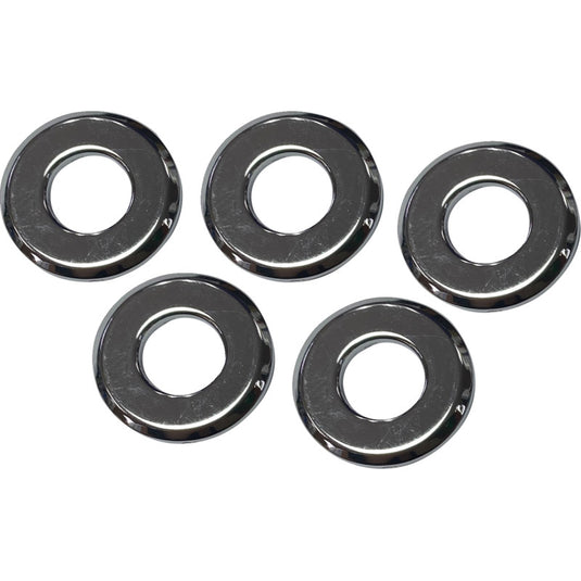 Drag Specialties 0214-2731 Axle Washers - Front - 1/2in. x 1 1/8in. x 3/32in. - Chrome