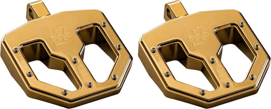 Pro-One Performance 50761TIN BMX V1 Billet Footpeg - Gold