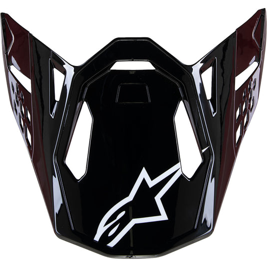 Alpinestars Visor for S-M10 Helmet - Black Glossy Carbon