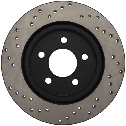 Stoptech 128.61087L ST Drilled Sport Brake Rotors