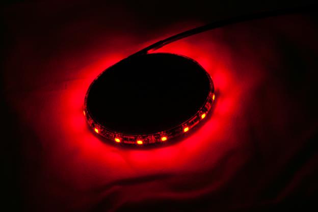 Custom Dynamics M215AMBERB MagicFLEX 2 Wheel Light - Black Case - Amber LED