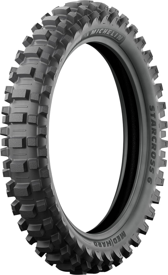 Michelin 02281 Starcross 6 Medium Hard Rear Tire - 110/100-18