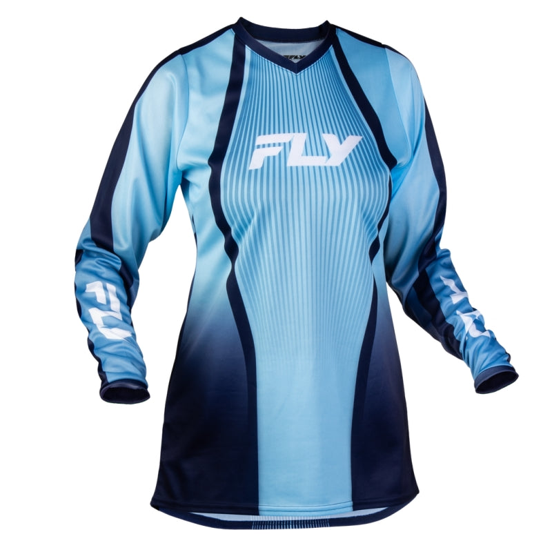 Load image into Gallery viewer, Fly Racing F-16 Lift Womens Jersey (XX-Large, Aqua/Navy/White)

