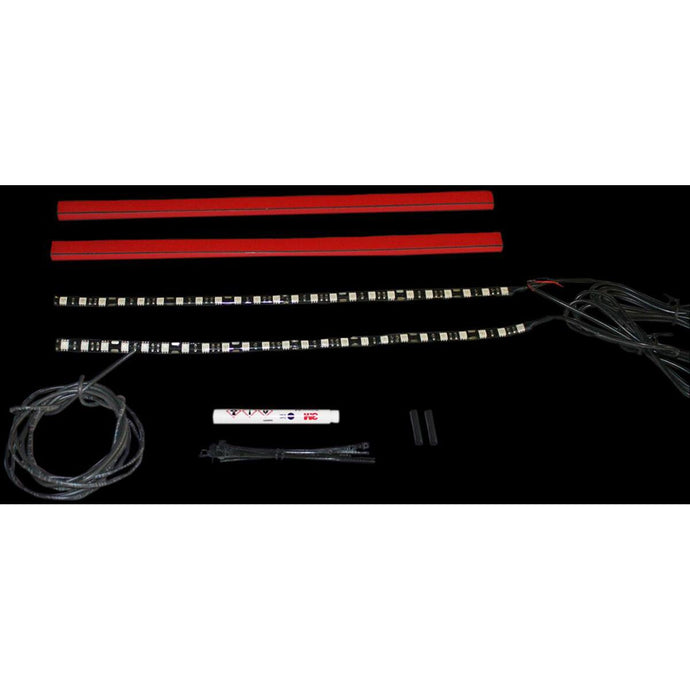 Custom Dynamics M2WK1-IND-RED MagicFLEX 2 Wheel Lights for Indian Front/Rear Wheels - Red